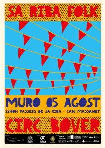 Locandina della serata inaugurale di Sa Riba Folk 2026 a Muro