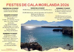 Feste di Cala Morlanda 2026 — Foto: Comune di Manacor