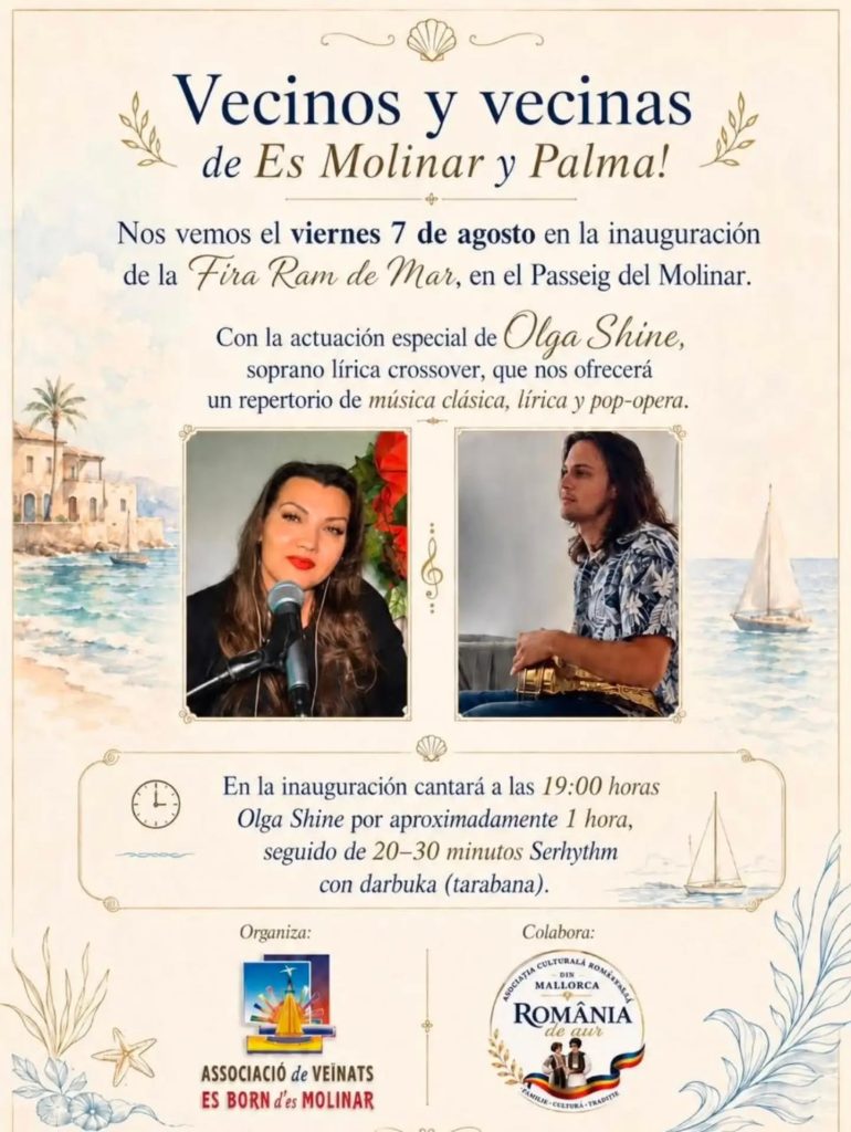 Foto: Associació de Veïnats Es Born d'es Molinar / Asociația Culturală Românească din Mallorca «România de Aur»