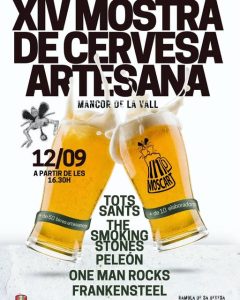 Locandina della XIV Mostra de Cervesa Artesana di Mancor de la Vall