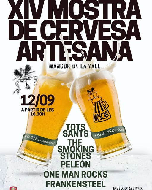 Locandina della XIV Mostra de Cervesa Artesana di Mancor de la Vall