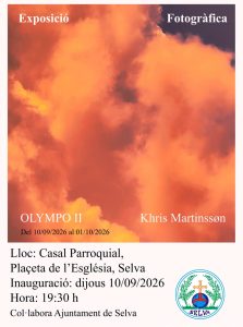 Locandina della mostra fotografica OLYMPO II di Khris Martinssøn a Selva