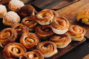 Dolci da forno a spirale, immagine di repertorio non scattata alla Fira Dolça d'Esporles