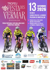 Locandina Trofeu Festa des Vermar: 13 settembre alle 9:30 a Binissalem