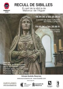 Manifesto del Recull de Sibil·les a Campos il 18 settembre e Palma il 19