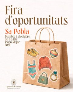 Locandina ufficiale della Fira d'Oportunitats di sa Pobla