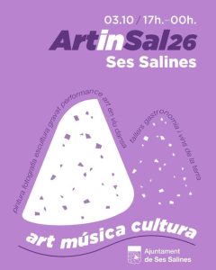 Locandina viola di ArtinSal26, arte musica cultura