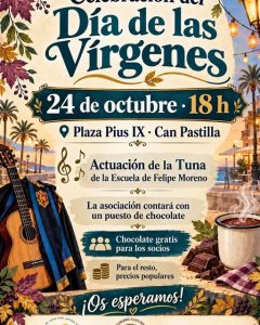 Locandina del Día de las Vírgenes a Can Pastilla, 24 ottobre ore 18:00