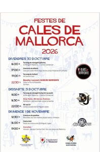 Locandina ufficiale delle Festes de Cales de Mallorca 2026