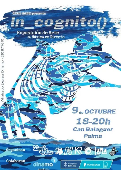 Locandina di In_Cognito, mostra d'arte e musica dal vivo a Can Balaguer, Palma