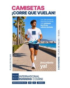 Locandina della Palma Beach International Running Course dell'8 novembre