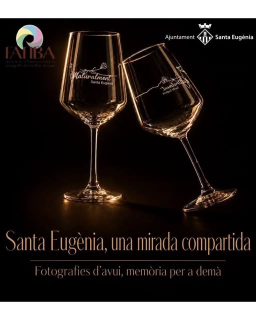 Locandina di «Santa Eugènia, una mirada compartida», proiezione di fotografie